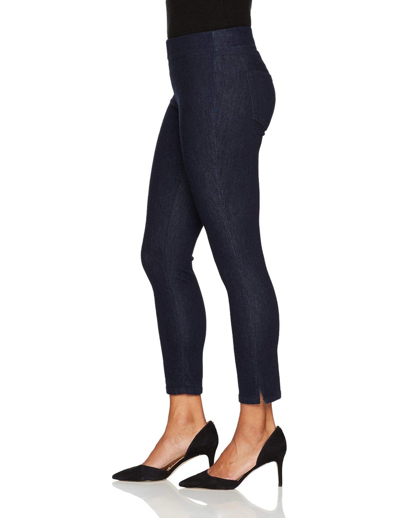 NYDJ Women's Petite Size Alina Pull On Ankle Jeans, Rinse, 10P - Image 3